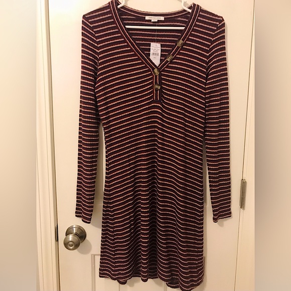 🆕🔥AMERICAN EAGLE 🦅 SUPER STYLISH&EXTREMELY SOFT/FLOWING MIDI DRESS LONGSLEEVE - Picture 7 of 13